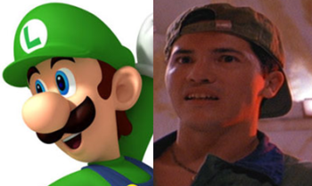 Mario pelicula Luigi